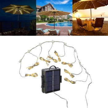 

LED Patio Umbrella Lights Waterproof Outdoor String Lights Solar Outdoor Garden hot sale Accessories tool Christmas home
