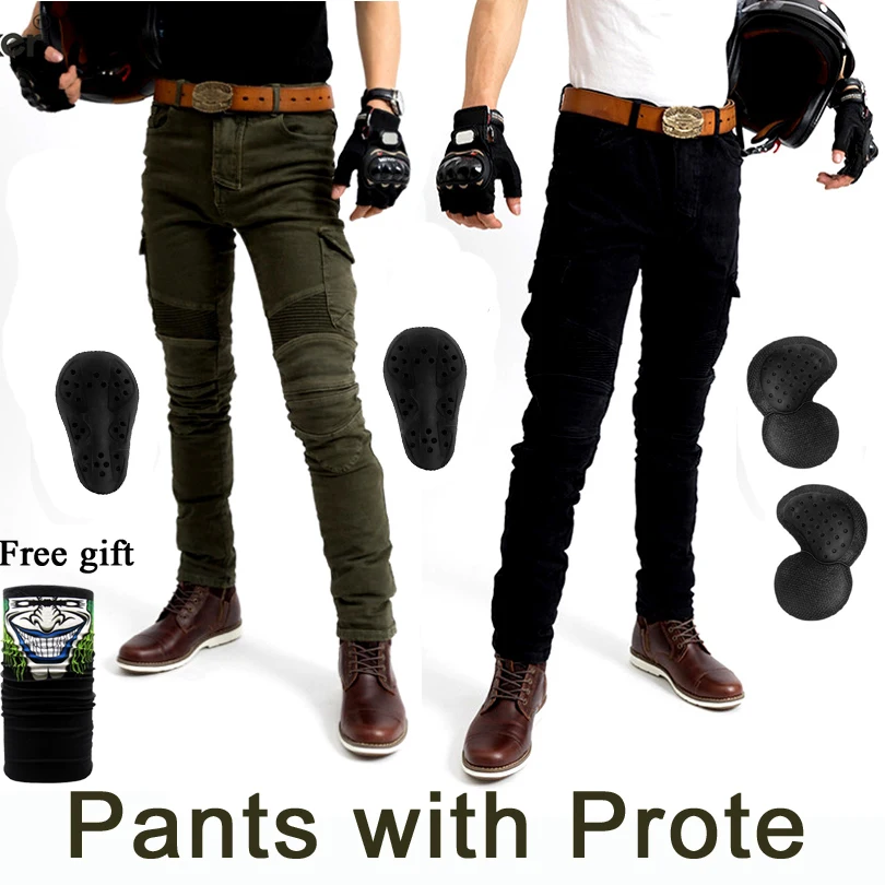 

2019 New Motorcycle Pants Men Moto Jeans Protective Gear Riding Touring Motorbike Trousers Motocross Pants 06 Moto Pants