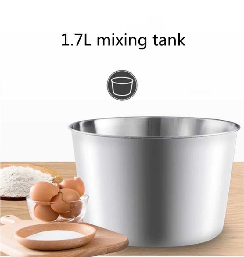 Description Picture 6 of itemMultifunctional 7 Speed Egg Beater Mini Mixer Electric Food Blender Mixer Automatic Cream Food Cake Baking Dough Mixer