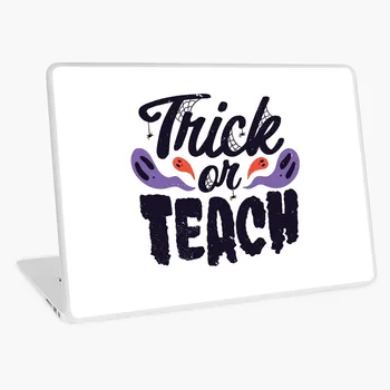 

Trick or Teach Halloween Laptop Skin Cover Sticker Decal for HP Acer Dell ASUS Sony stickers for laptop 13.3 15.4 15.6 17.3