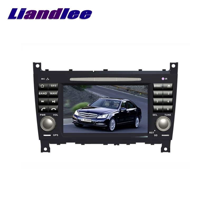 For Mercedes Benz MB C W203 facelift later LiisLee Car Multimedia GPS Audio Hi-Fi Radio Stereo Original Style Navigation NAVI