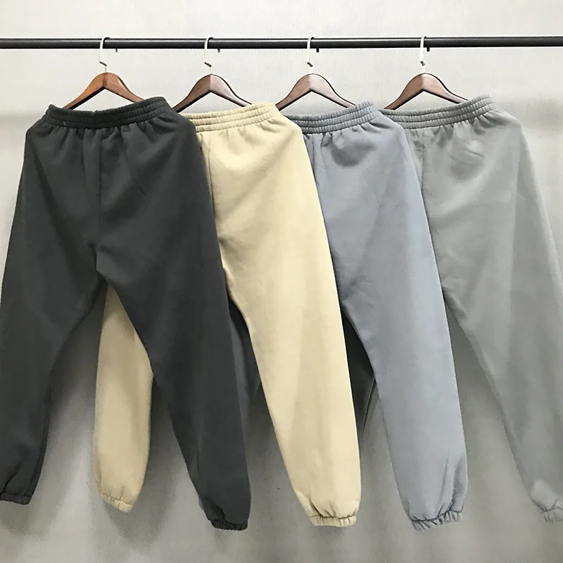 Classic Solid Color Kanye West Season 6 Sweatpants Men Women 1:1 Best Quality Vintage Trousers Joggers Zipper Pocket Pants casual sweatpants