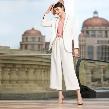 

Women's suit two-piece blazer+trousers women's pants suits Women casual office lady suits custom made костюмы женские