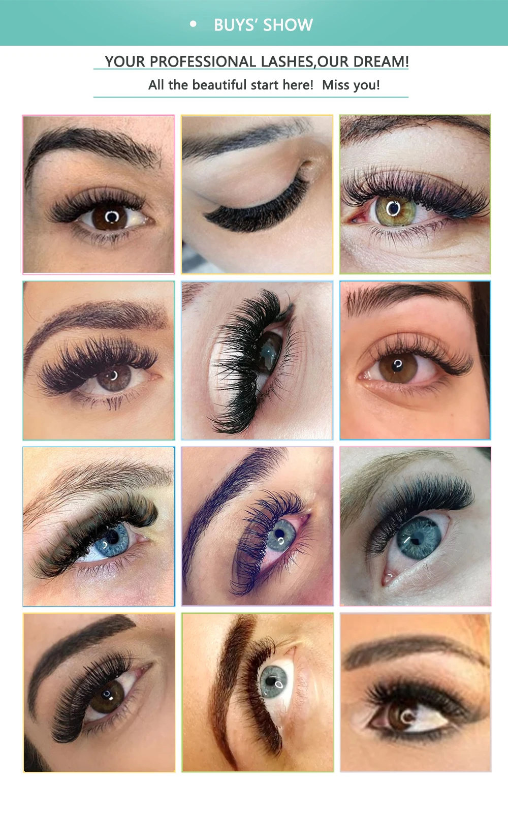 Mink eyelash extension