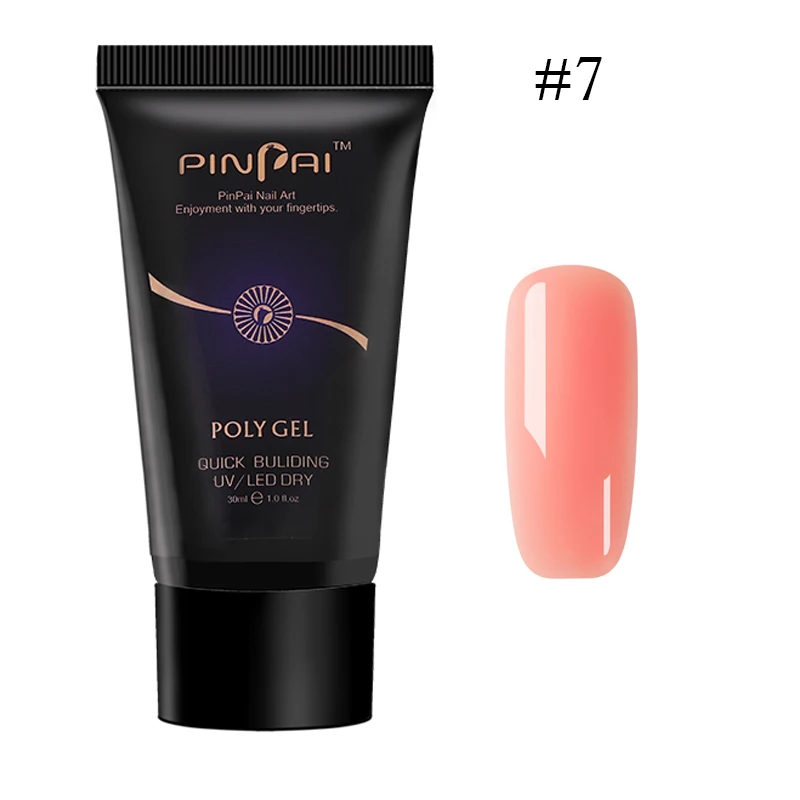 PinPai 30 г Полиакриловый гель для ногтей Светодиодный УФ-гель для наращивания ногтей акриловый ic Гель для быстрого наращивания ногтей - Цвет: Rose