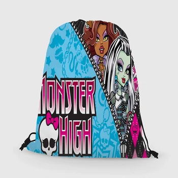 

Custom Monster h Drawstring Bag Daypack Kids Satchel Casual Backpack Teenager Storage Bag Women Men 31x40cm*181031-3-14