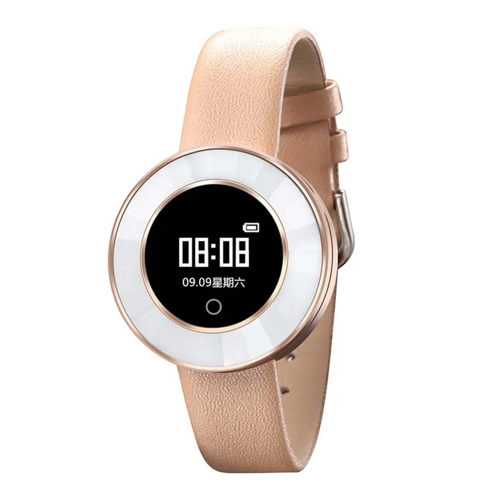 rose gold Умный Браслет Bluetooth 4,0 емкостный стилус для сенсорного экрана X6 сенсорный монитор сердечного ритма сна IP68 Водонепроницаемый Шагомер - Цвет: rose gold