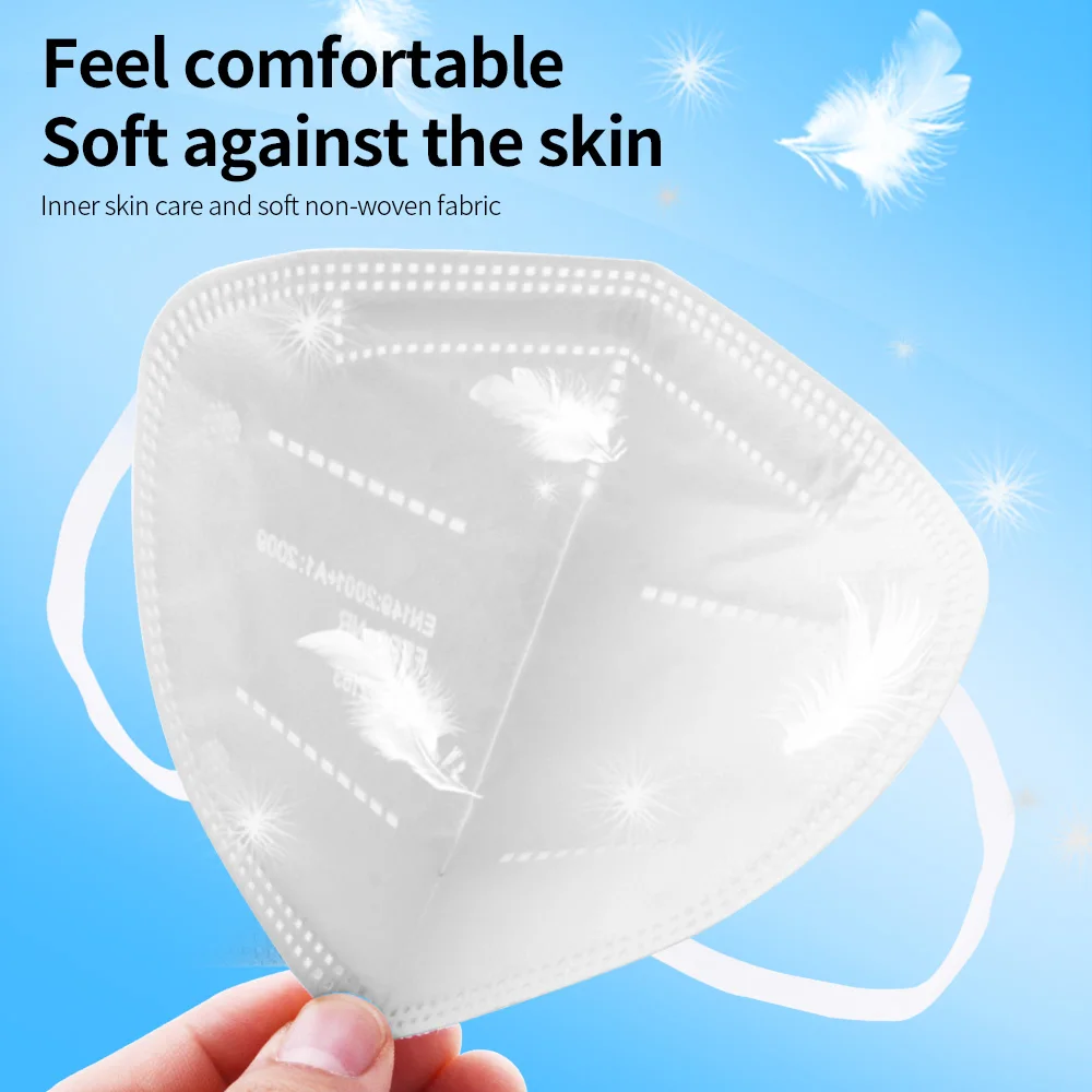 FFP2 Mask Children KN95 Kids Face Mask 5 Layers Reusable Protective infantil mascarillas fpp2 ni&ntilde;os 9-12 Years Children's mask face mask