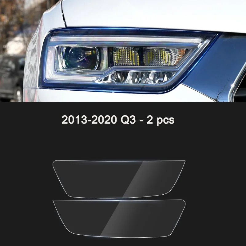 Lsrtw2017 TPU прозрачная защитная пленка для автомобильных фар для Audi A4 A3 A6 Q5 Q3 Q7 Анти-Царапины наклейки аксессуары - Название цвета: product picture 4