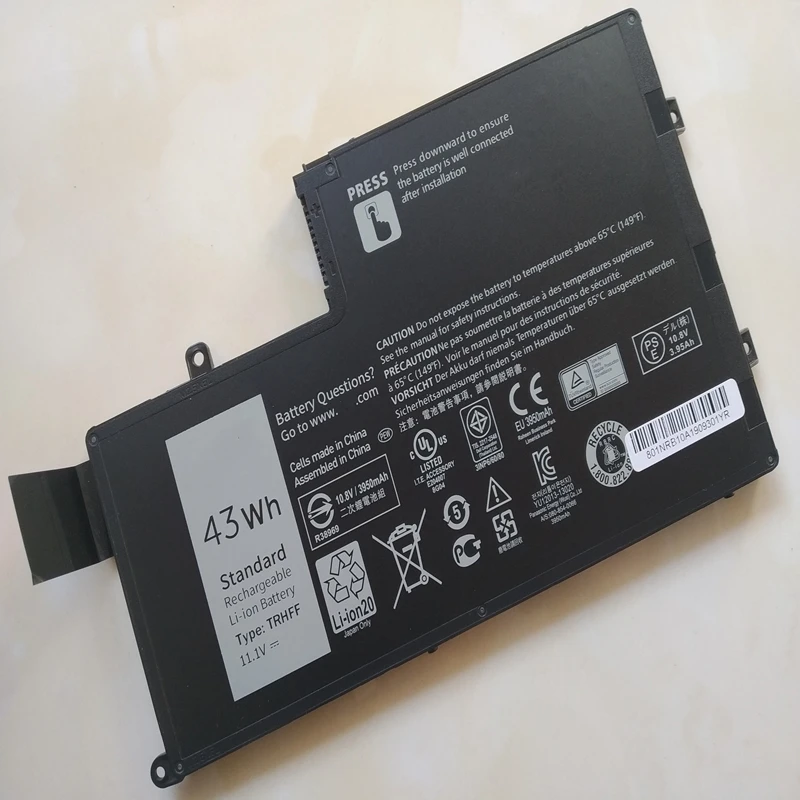 Оригинальный аккумулятор TRHFF для ноутбука Dell Inspiron 15 5445 5447 5448 5545 5547 5548 5000 N5547 P39F P49G