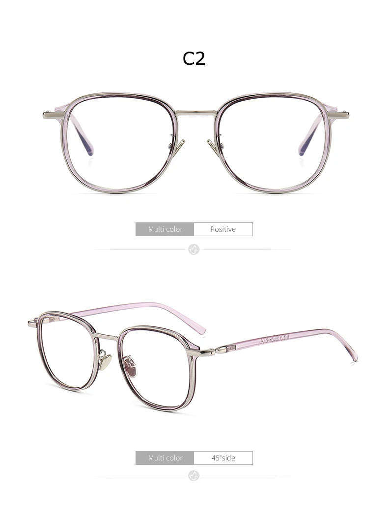 Корейский Круглый оправа для очков для мужчин и женщин, анти-синий светильник, очки для игр, оправа для очков, женские прозрачные оптические квадратные трендовые очки