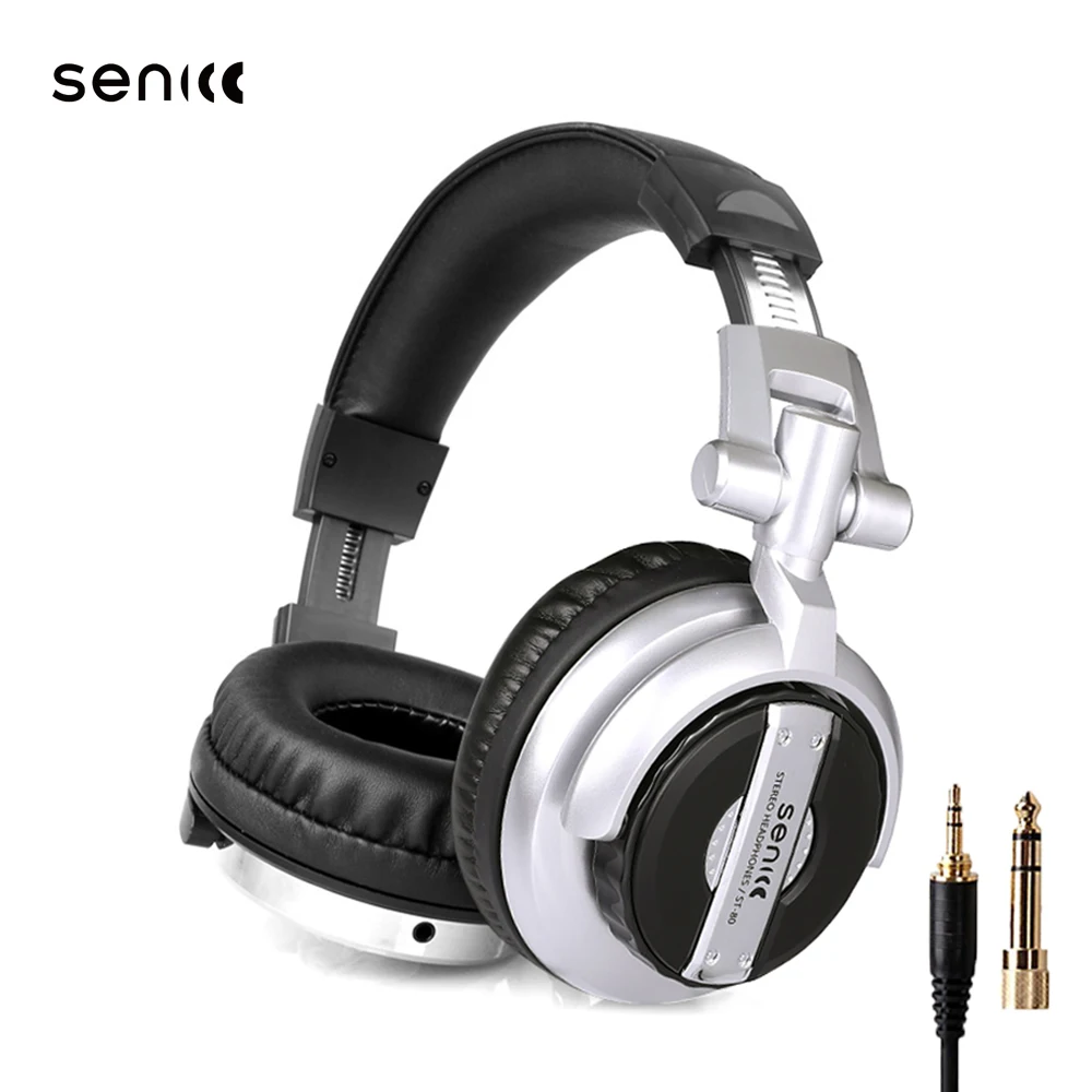 Проводные профессиональные стереонаушники SENICC для студийных мониторов DJ
