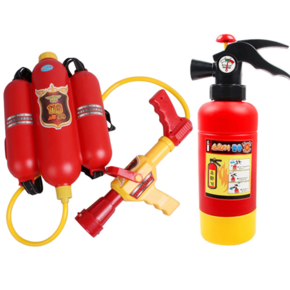 Детский подарок пляжная прочная игрушка-Пожарник красная водяная пушка белки детские летние пластиковые лопасти