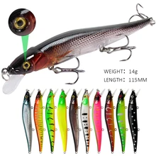 

Minnow Fishing Lure 115mm 14g Mini Artificial Hard Bait Sinking Crankbait Wobblers Carp Perch Trout Fishing Tackle Accessories