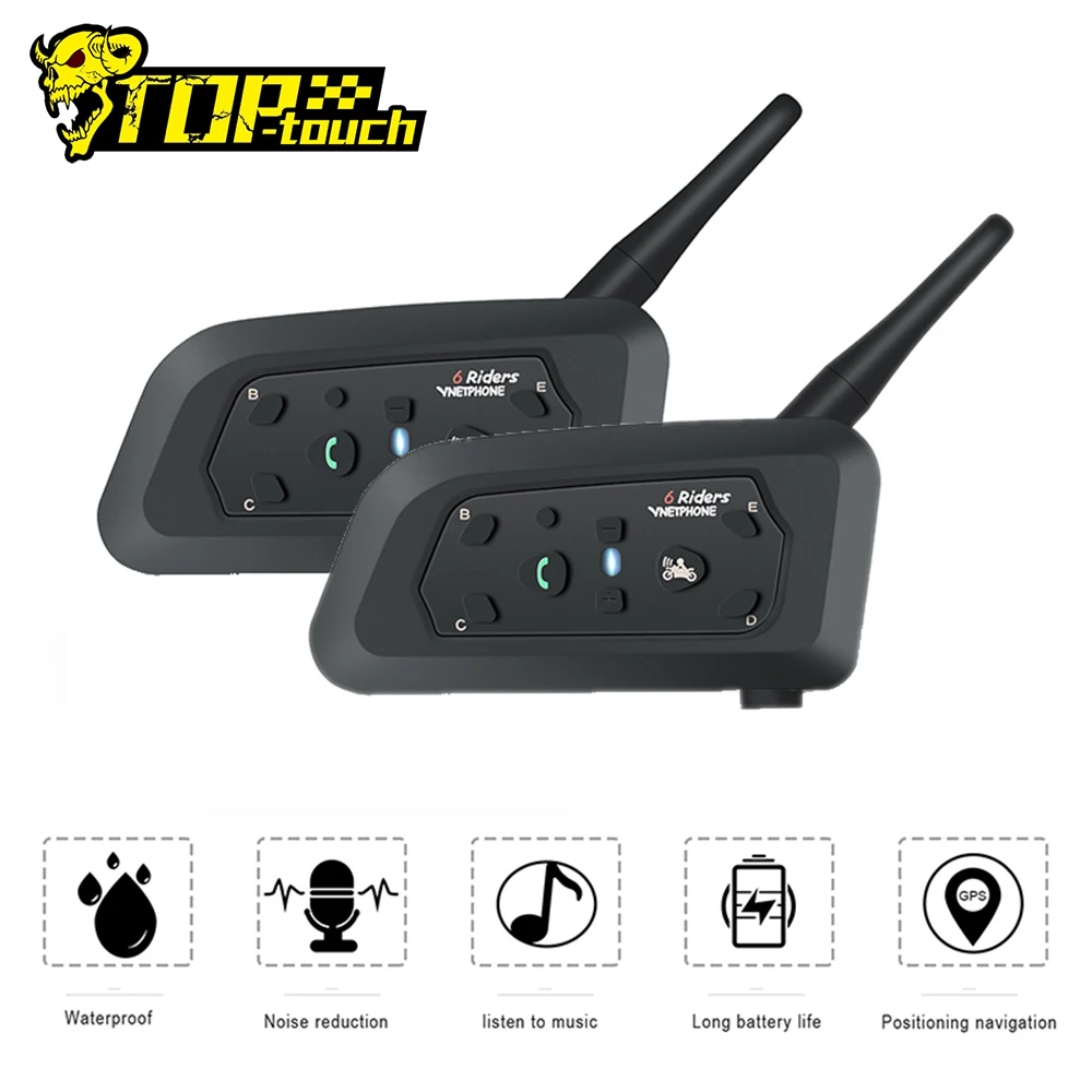VNETPHONE мотоциклетная гарнитура шлем динамик домофон мото беспроводная Intercomunicador