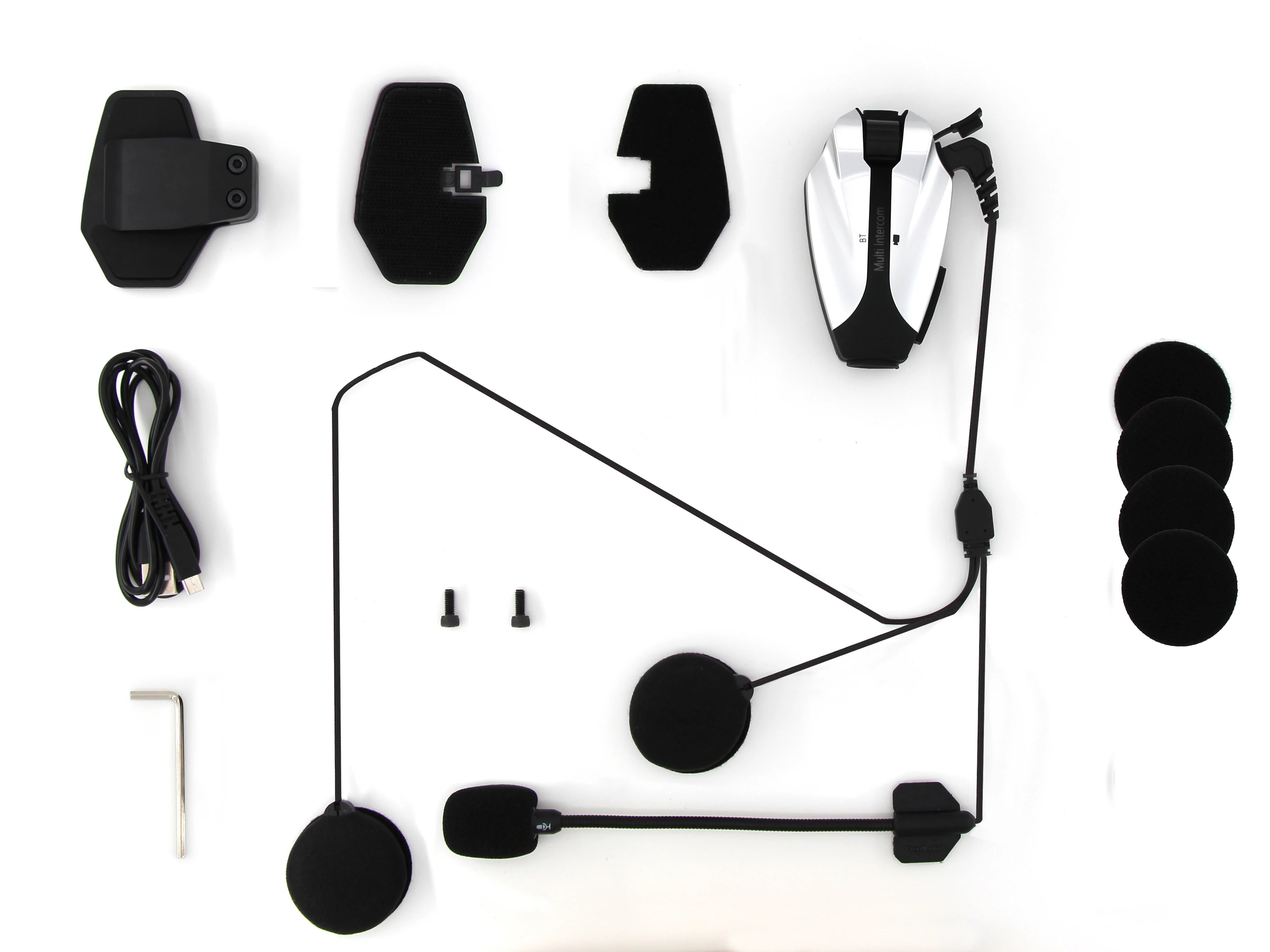 VR робот мотоцикл домофон Bluetooth шлем гарнитура с HD 720P камера рекордер для 4 гонщиков walkie talkie