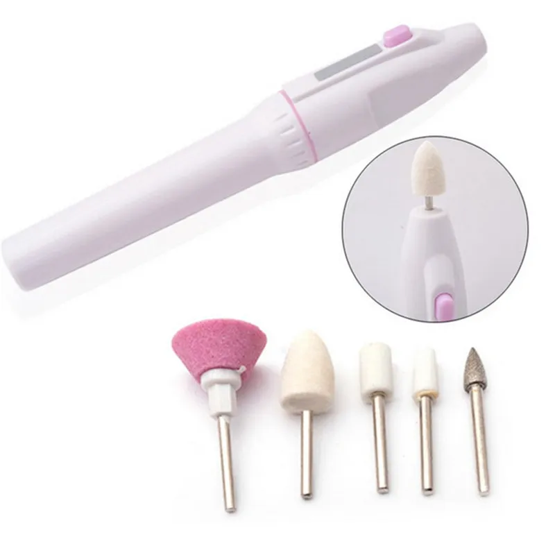 5 In 1 Manicure Combination Nail Trimming Kit Electric Salon Shaper Pedicure Polish Tool New Multifunctional Art | Красота и здоровье