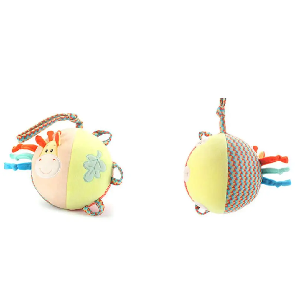 Kuulee Baby Wind Chime Мультфильм Рука ловля мяча плюшевая погремушка украшение для кровати для утешения и тренировки ребенка мультфильм мяч