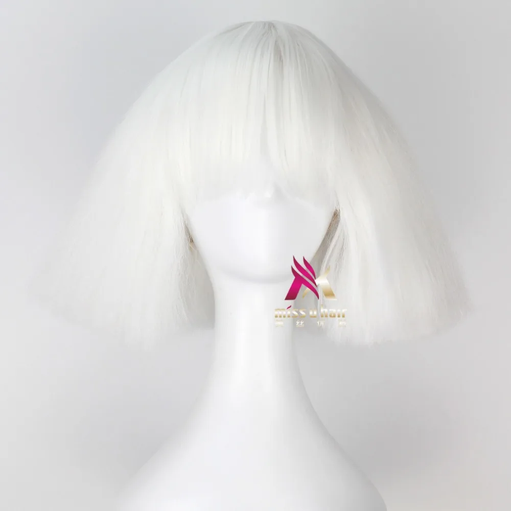 Lady Gaga Wig Synthetic Hair Cosplay Wig Halloween Party Costume +wig cap