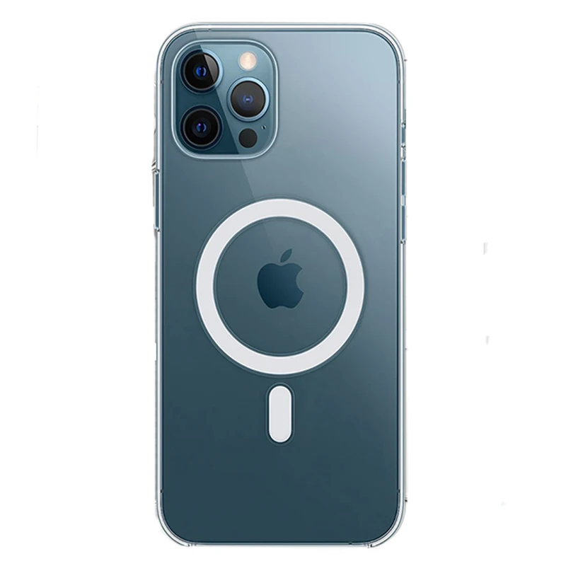 

Новинка 2021 оригинальный прозрачный Магнитный чехол для iPhone 13 Pro Max XS XR Magsafing с поддержкой беспроводной зарядки