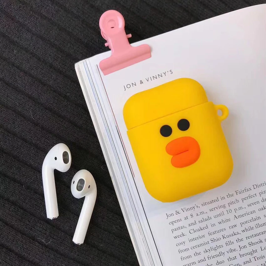 Чехол для airpods, милый мультяшный защитный чехол для airpods, беспроводной чехол для наушников air pods 2, силиконовый чехол для наушников, fundas - Цвет: D5