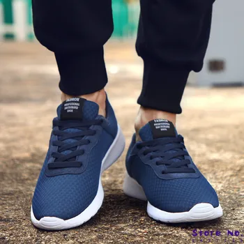 

2020 New Men Casual Shoes Lace up Men Shoes Lightweight Comfortable Breathable Walking Sneakers Tenis Feminino Zapatos