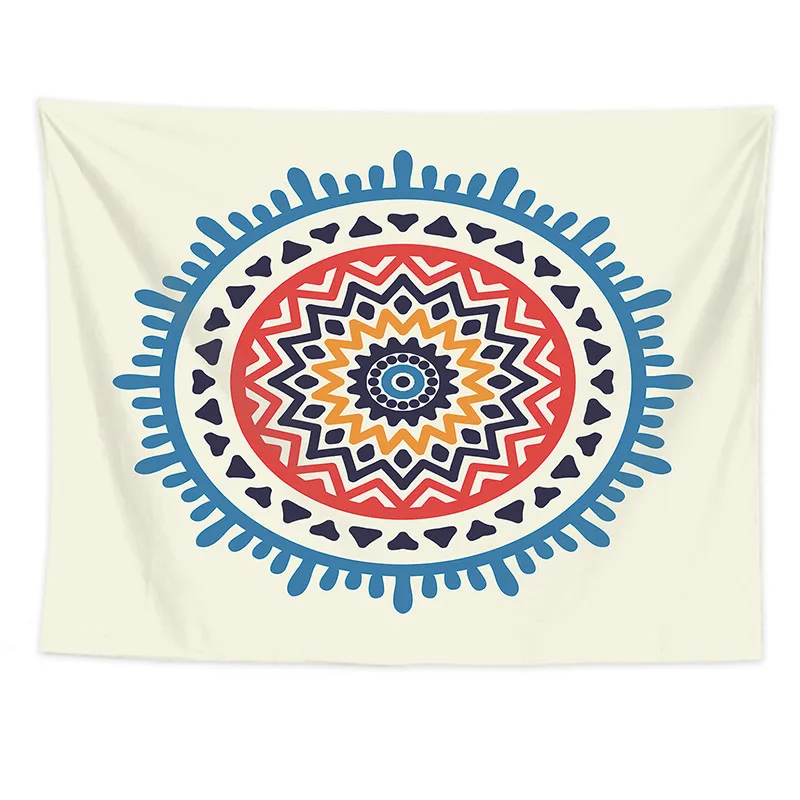 712 Индийская Мандала настенный гобелен большой размер настенное одеяло Boho Deco для спальни коврик для йоги шаль ковер высокое качество - Цвет: 712