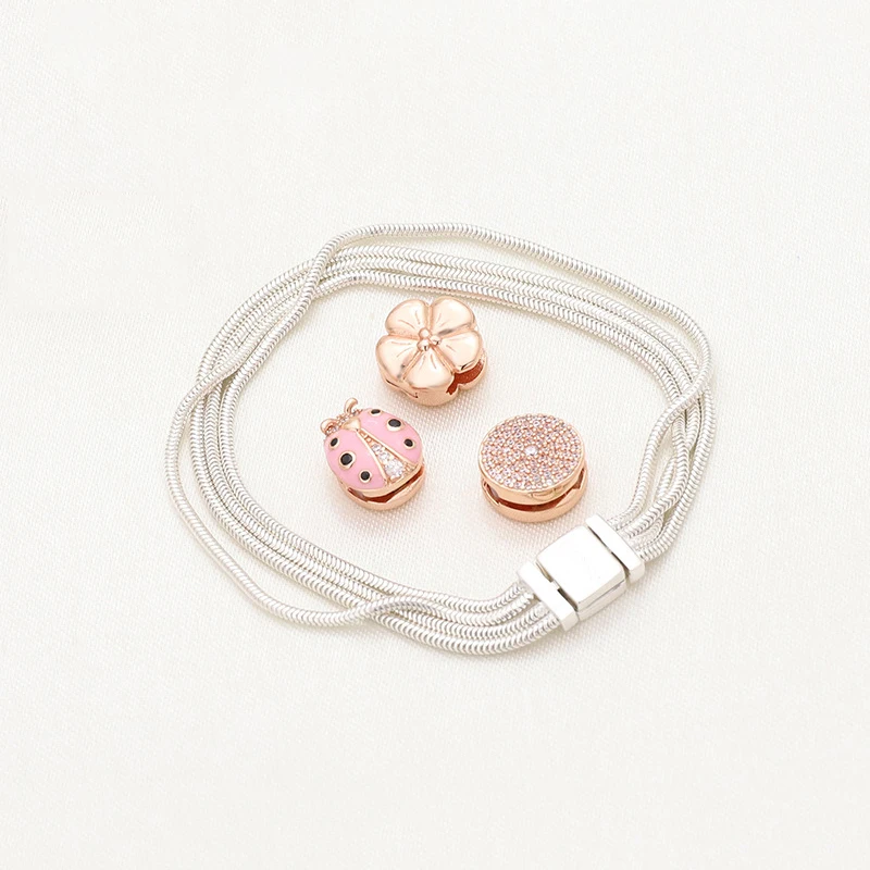 Latest Style Fresh Pastoral Style The Finished Product Bracelet Insects Flowers