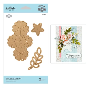 

Flower Leaves Star 2020 Hot Metal Cutting Dies Foil For DIY Scrapbooking Craft and Card Making Album Background Decor No Stamps