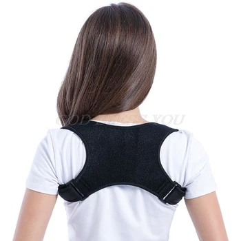 

Adult Teens Adjusted Posture Corrector Back Shoulder Brace for Slouching Hunching Clavicle Support Neck Pain Relief Corset Belt