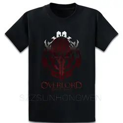 Персонаж Аниме Overlord Ainz Ooal gown_cave Футболка дизайнерская дышащая весенне-осенняя Базовая Однотонная рубашка с круглым воротником