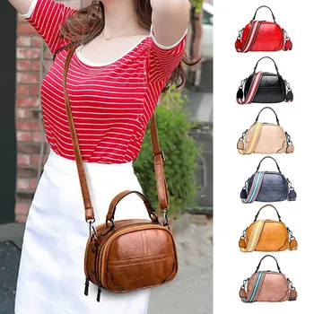 

New Elegant Shoulder Bag Women Wild Simple Messenger Bag For Girls Fashion Women Hasp Purse Thread Handbag Phone Flap Bag K805