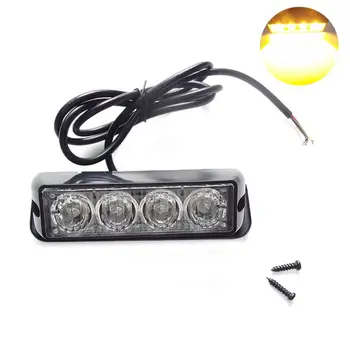 

12-24V 4 LED Car Side Lights DIY Multipurpose Glow Lamp for Car Repair Parts 57BA
