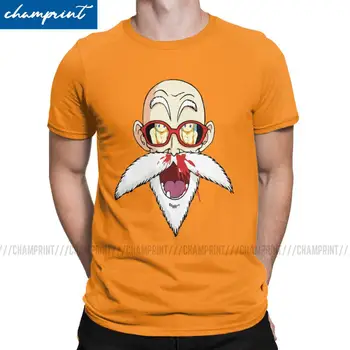 

Hentai Perverted Master Roshi Nose Bleeding Dragon Ball Men T Shirt Kame Sennin Jackie Chun Tee Shirt Funny Gift T-Shirts