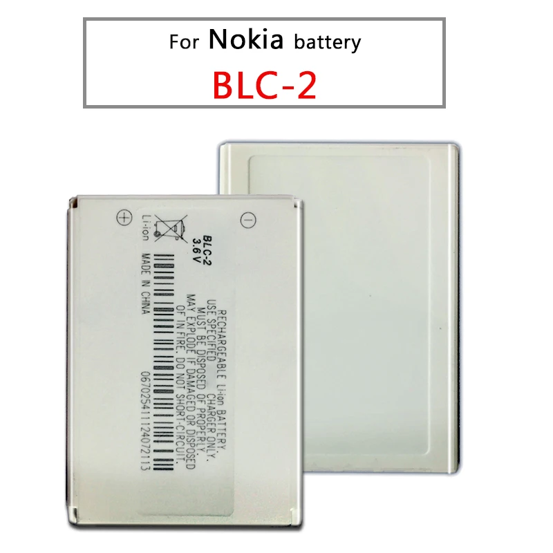 YKaiserin Battery BLC-2 800mAh For Nokia 3310 3330 3410 3510 5510 3530 3335 3686 3685 3589 3315 3350 6650 6800 3550 BLC 2 | Мобильные