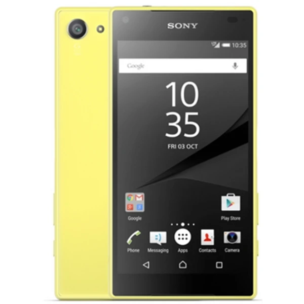 Цвет: желтый Sony Xperia Z5 Compact E5823 SO-02H, японская версия, четыре ядра, 4,6 дюйма, 2 Гб ОЗУ, 32 Гб ПЗУ, Android 23MP, GSM, разблокированный мобильный телефон - Цвет: Цвет: желтый