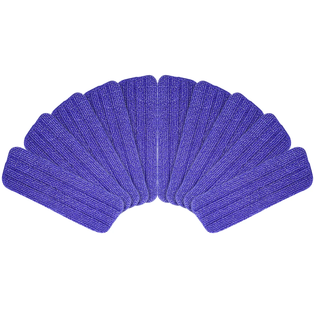 10 шт Швабра для мытья пола, сменная ткань из микрофибры, сменная швабра, паста, тканевое покрытие, распылитель воды, плоская пыль - Цвет: Фиолетовый