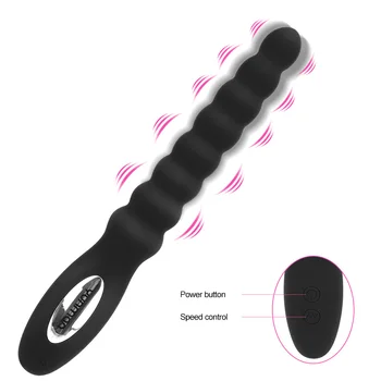 10 Speed Dual Motor Vibrators Butt Plug Silicone Anal Dildo Sex Tools For Couples Unisex Sex Toys For Women Men Anal Plug 2