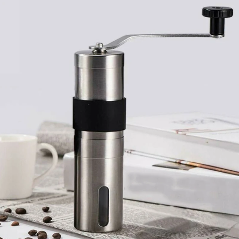 

Manual Coffee Grinder Anti Rust Handheld Mill Nut Grain Conical Bean Burr Crank Grinder Coffeeware Accessory