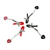 Metal Chain Nipple Clamps Heart-shaped Breast Clip Adult Games for Couples Flirt Toys Adult Game Bdsm Bondage Exotic Accessories ► Photo 2/5