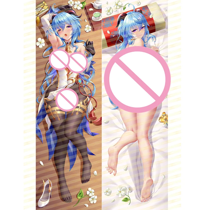 

Original Genshin Impact Sexy Ganyu Dakimakura Hugging Body Pillow Case Japanese Otaku Pillow Cover