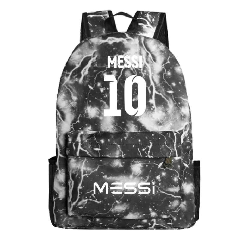 Высококачественный школьный рюкзак Messi, школьный рюкзак, модный рюкзак с новым рисунком для ноутбука, мужской и женский туристический рюкзак