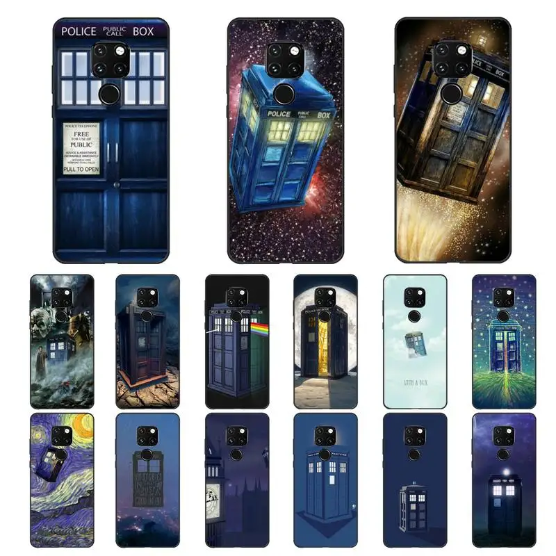 Полицейский чехол Tardis Doctor Dr Who для телефона Huawei Honor 7A 8X 9 10 20 lite 10i 20i 7C 8C 5A 8A Play 9X pro Mate