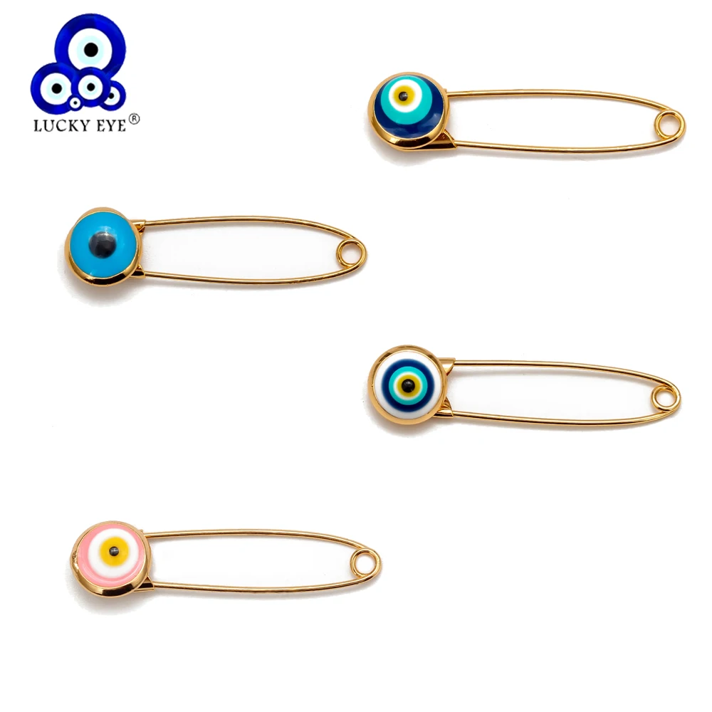 Яркая брошь Lucky Eye в виде цветной искусственной кожи капли модные ювелирные