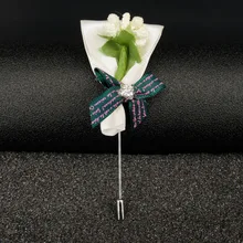 [Фигура Oumuli] стиль модный букет модельная Женская бумажная брошь одежда классный тканевый корсаж