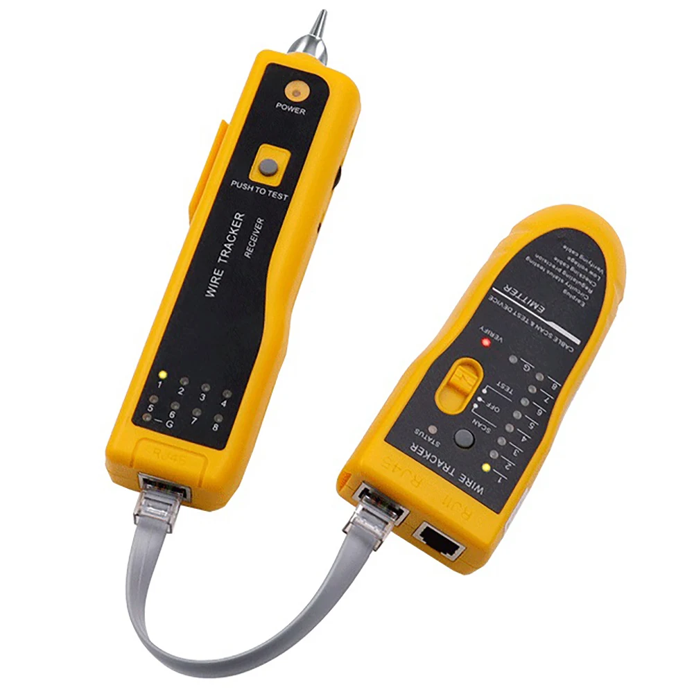 Тестер сетевого кабеля LAN диагностический тон Cat5 Cat6 RJ45 UTP STP линейный Finder RJ11