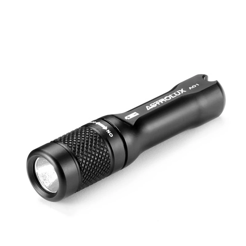 Astrolux A01 Nichia 219B 102LM AAA 4 режима Мини водонепроницаемый брелок Повседневный светодиодный фонарь для Capming факел фонарь лампа портативный - Испускаемый цвет: Black