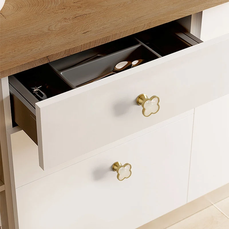 Clovers Brass Cabinet Knobs 6