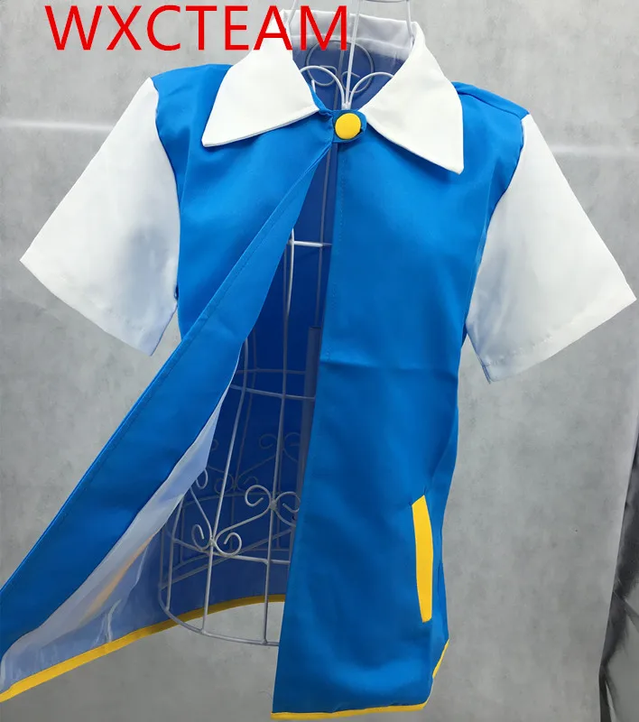 Female Jacket only Хэллоуин ясень Кетчум тренировочный костюм косплей для Аниме монстр карман Косплей куртка перчатки шляпа праздничная одежда - Цвет: Female Jacket only