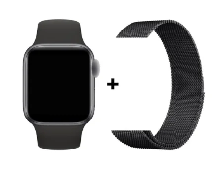 and steel black IWO 12 Смарт-часы Bluetooth 1:1 Series 5 gps Inteligente Pulseira для мужчин и женщин iwo11 умные часы для IOS Apple VS IWO 10 9 8 7 6 - Цвет: and steel black